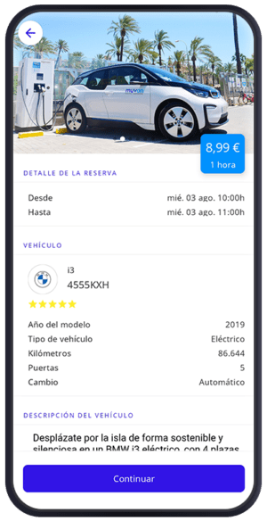 Muvon Carsharing app 1